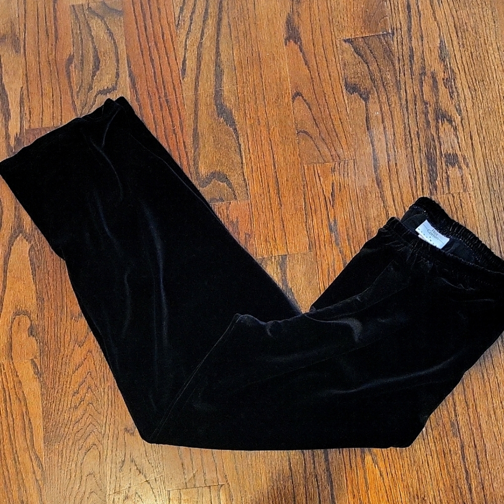 Hot Cotton velvet pull on pants medium